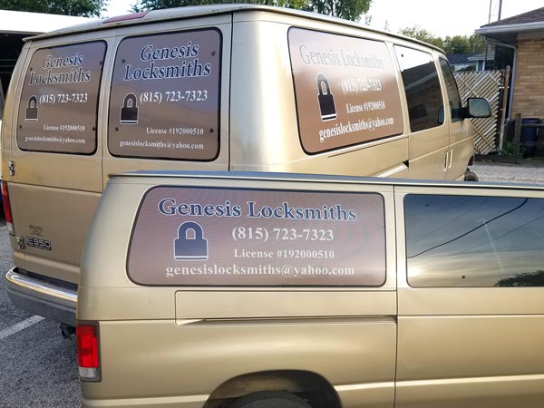 Professional vehicle wraps and vinyl lettering installed in Joliet and Shorewood Illinois