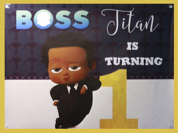 Custom birthday banner printed in Joliet, Shorewood, and Plainfield Illinois