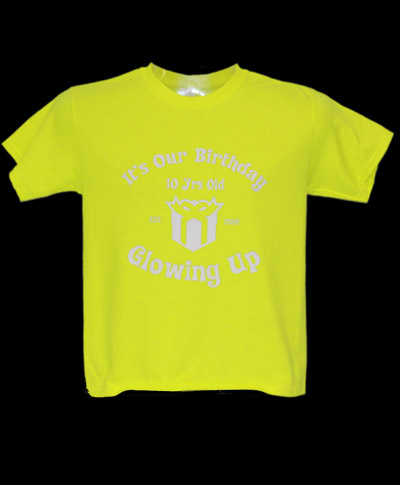 Custom glow in the dark shirts from Top 5 Percent in Joliet Illinois