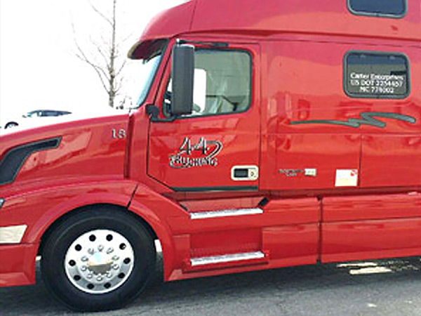 Custom trucking company logo design and truck graphics in Joliet, Shorewood, and Crest Hill Illinois