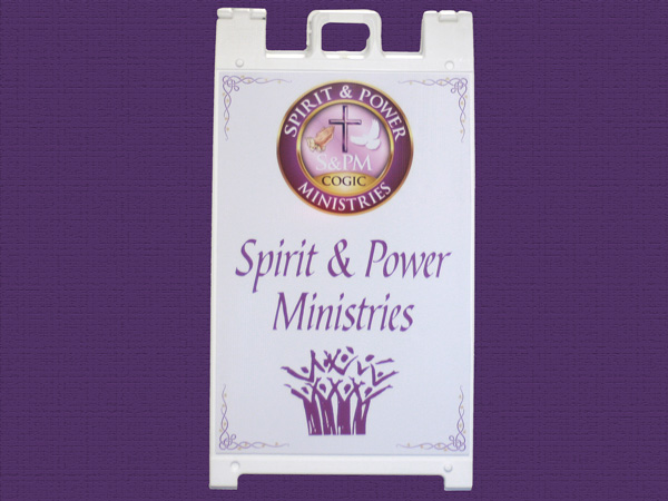 A frame sidewalk signs displayed outside businesses in Joliet and Shorewood Illinois