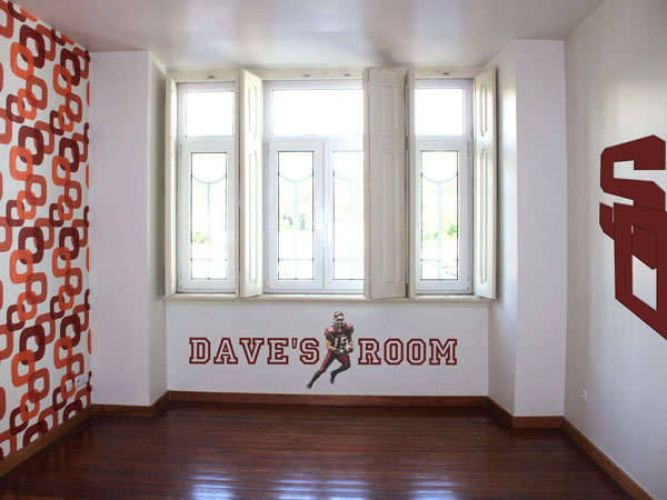 Custom wall graphics and interior decals installed by Top 5 Percent in Joliet Illinois